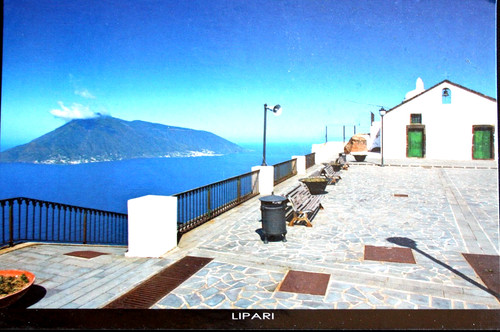 Cartolina acquacalda lipari - cartolina.,