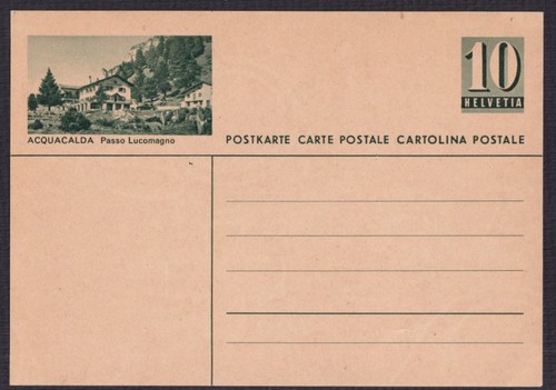 Suisse entier postal - postal,